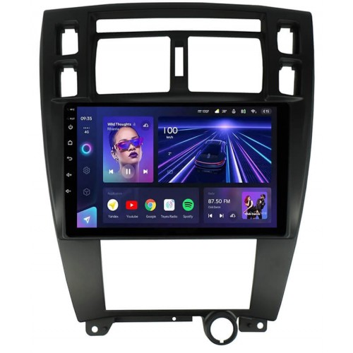 Штатная магнитола Teyes CC3 4+64 Gb Hyundai Tucson 1 2004-2009 Black 10"