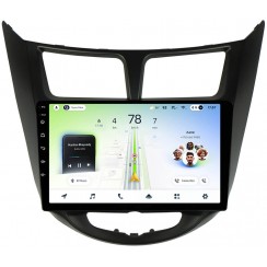 Штатная магнитола Teyes CC4L 4+64 Gb Hyundai Solaris 1 2010-2016 Black 9"