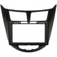 Переходная рамка под Hyundai Solaris 1 2010-2016 Black 9"