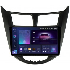 Штатна магнітола Teyes CC3 2k 4+64 Gb Hyundai Solaris 1 2010-2016 Black 9"