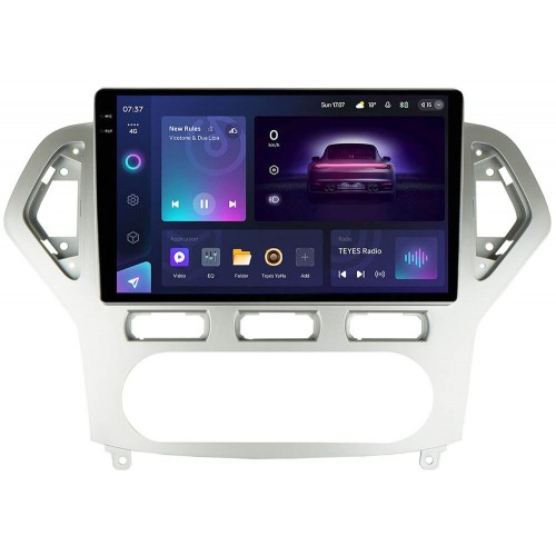 Штатна магнітола Teyes CC3 2k 4+32 Gb Ford Mondeo 4 2006-2010 Full Set AT AC Silver 10"
