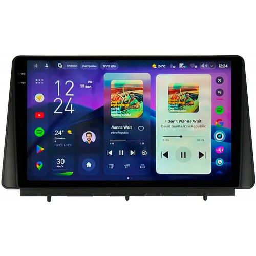 Штатна магнітола Teyes CC4 Pro 2k 8+128 Gb Ford Focus 4 2018+ 9"