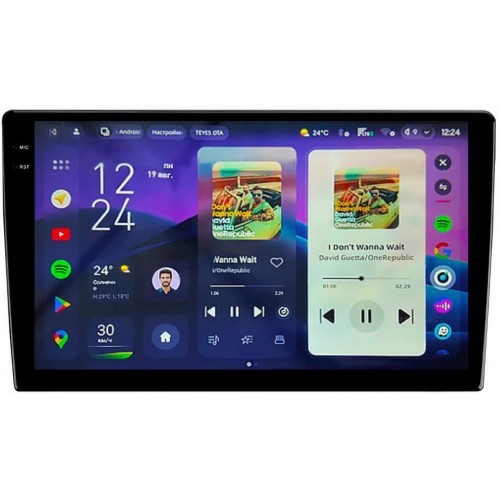 Штатна магнітола Teyes CC4 Pro 2k 12+256 Gb Ford Fiesta 2019+ 10"