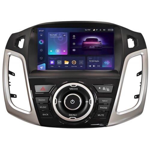 Штатна магнітола Teyes CC3 2k 4+64 Gb Ford Focus 3 2012-2019 A-MOD Silver UV 9"