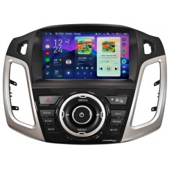 Штатная магнитола Teyes CC4 Pro 2k 12+256 Gb Ford Focus 3 2012-2019 A-MOD Silver UV 9"