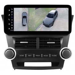 Штатная магнитола Teyes LUX ONE 6+128 Gb 360° Toyota Highlander 2 XU40 2007-2013 12.3"