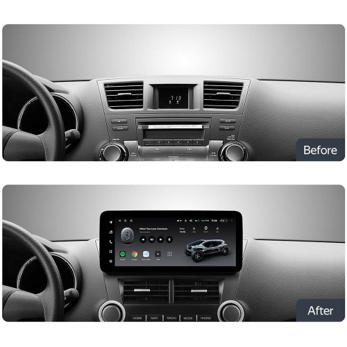 Штатна магнітола Teyes LUX ONE 4+32 Gb Toyota Highlander 2 XU40 2007-2013 12.3"