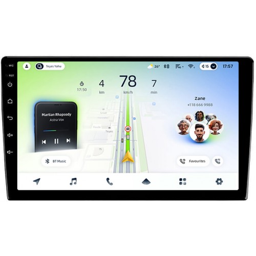 Штатна магнітола Teyes CC4L 4+64 Gb Volkswagen Jetta 5 2005-2010 10"