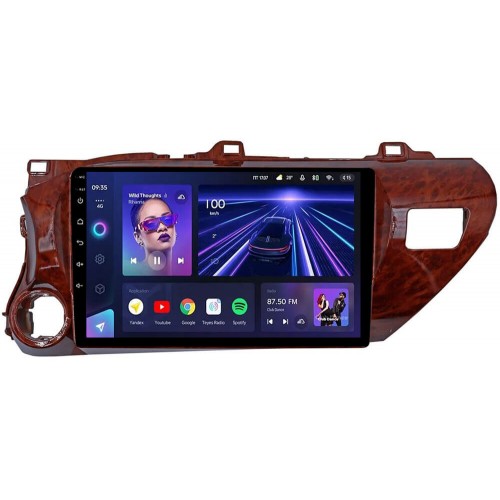 Штатна магнітола Teyes CC3L 4+64 Gb Toyota Hilux Pick Up AN120 2015-2020 Mahogany 10"