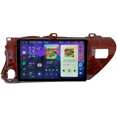 Штатна магнітола Teyes CC4 2k 6+64 Gb Toyota Hilux Pick Up AN120 2015-2020 Mahogany 10"