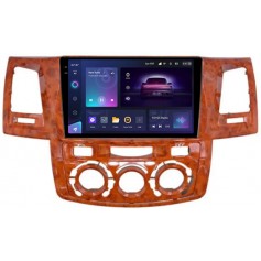 Штатна магнітола Teyes CC3 2k 4+64 Gb Toyota Fortuner 1 AN50 AN60 HILUX Revo Vigo 2008-2014 Brown 9"