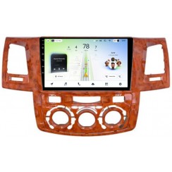 Штатна магнітола Teyes CC4L 4+64 Gb Toyota Fortuner 1 AN50 AN60 HILUX Revo Vigo 2008-2014 Brown 9"