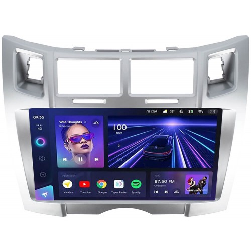 Штатна магнітола Teyes CC3 4+64 Gb Toyota Yaris/Vitz 2005-2012 9"