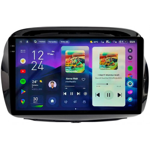 Штатна магнітола Teyes CC4 2k 8+128 Gb Honda Edix/FR-V 2004-2009 10"