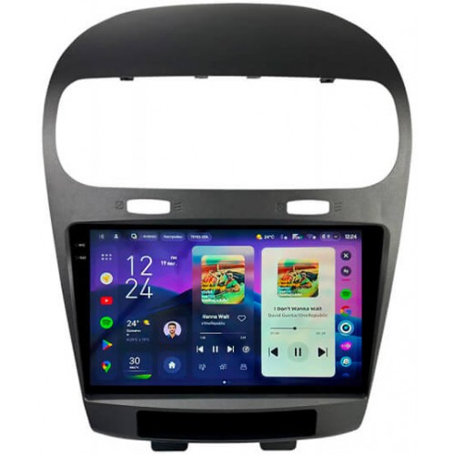 Штатна магнітола Teyes CC4 Pro 2k 12+256 Gb Dodge Journey JC/Fiat Freemont 2011-2020 9"
