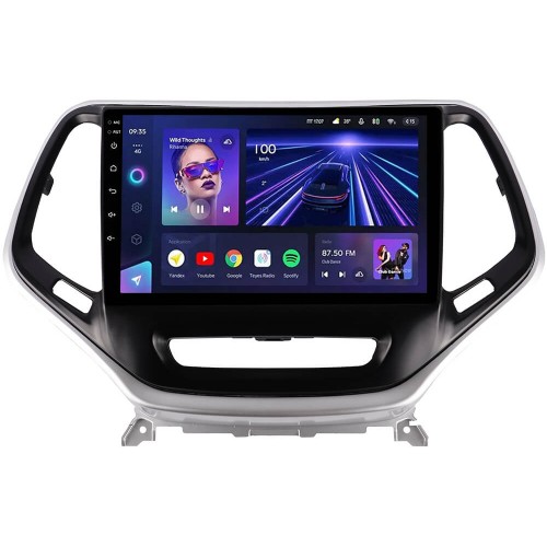 Штатная магнитола Teyes CC3 4+64 Gb Jeep Cherokee 5 KL 2014-2018 Silver 10"