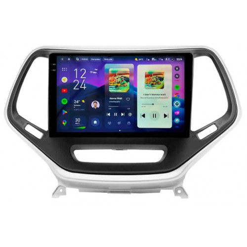 Штатна магнітола Teyes CC4 2k 6+64 Gb Jeep Cherokee 5 KL 2014-2018 Silver 10"