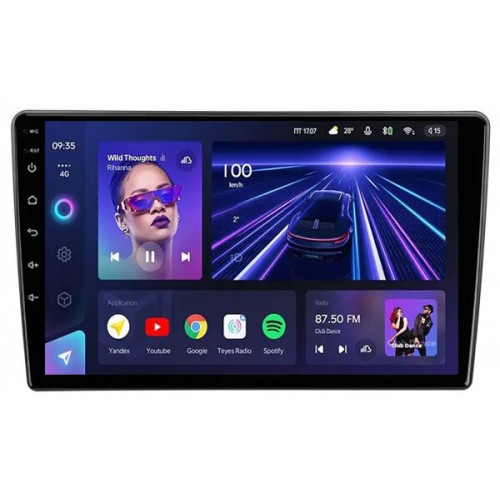 Штатна магнітола Teyes CC3L 4+32 Gb Renault Sandero Dacia Duster Captur Lada Xray 2010-2022 9"