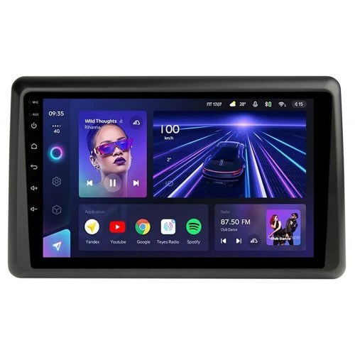 Штатна магнітола Teyes CC3 4+64 Gb Renault Express/Duster 2021 9"