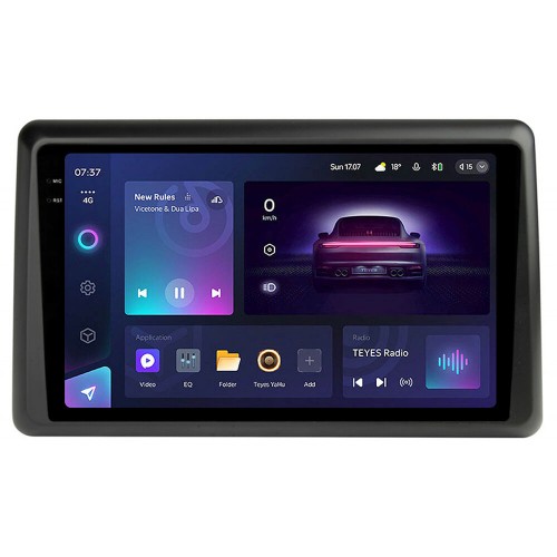 Штатна магнітола Teyes CC3 2k 6+128 Gb Renault Express/Duster 2021 9"