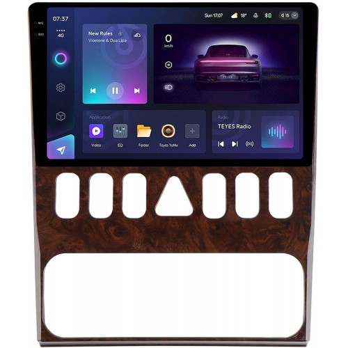 Штатная магнитола Teyes CC3 2k 4+32 Gb Mercedes-Benz E-Class W210 1996-2002 Wooden 9"
