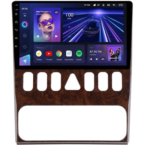 Штатная магнитола Teyes CC3L 4+32 Gb Mercedes-Benz E-Class W210 1996-2002 Wooden 9"