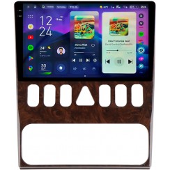 Штатна магнітола Teyes CC4 Pro 2k 8+128 Gb Mercedes-Benz E-Class W210 1996-2002 Wooden 9"