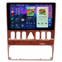 Штатная магнитола Teyes CC4 Pro 2k 8+128 Gb Mercedes-Benz E-Class W210 1996-2002 Wooden 9"