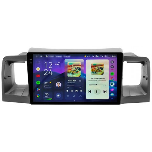 Штатна магнітола Teyes CC4 2k 6+64 Gb Toyota Corolla E130 E120 2000-2004 Black 9"