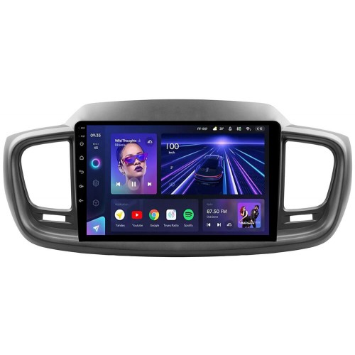 Штатна магнітола Teyes CC3L 4+32 Gb Kia Sorento 3 2014-2017 Black 10"