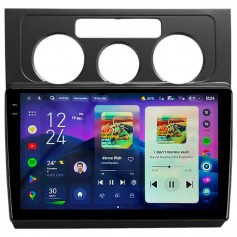 Штатная магнитола Teyes CC4 Pro 2k 8+128 Gb Volkswagen Touran 1 2003-2010 (F1) Black 10"