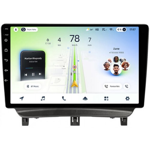 Штатна магнітола Teyes CC4L 6+64 Gb Ford Transit/Tourneo Courier 2014-2018 9"