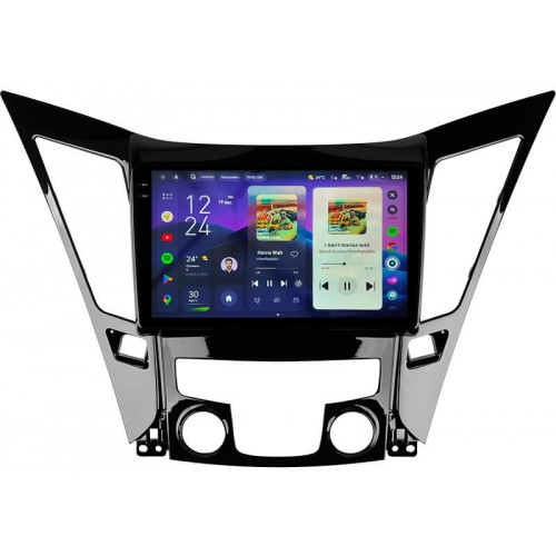 Штатная магнитола Teyes CC4 2k 8+128 Gb Hyundai Sonata 6 YF 2009-2014 (2 вкладки) 9"