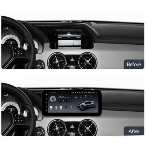 Штатна магнітола Teyes LUX ONE 6+128 Gb Mercedes-Benz GLK-Class X204 NTG 4.5 2012-2015 12.3"