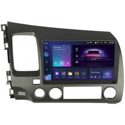 Штатна магнітола Teyes CC3 2k 6+128 Gb Honda Civic 8 FK FN FD 2005-2012 9"