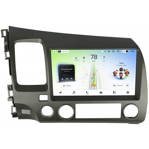 Штатная магнитола Teyes CC4L 6+64 Gb Honda Civic 8 FK FN FD 2005-2012 9"
