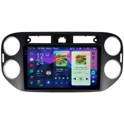 Штатная магнитола Teyes CC4 Pro 2k 8+128 Gb Volkswagen Tiguan 1 NF 2006-2017 (F1) (27mm) 9"
