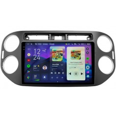 Штатная магнитола Teyes CC4 Pro 2k 12+256 Gb Volkswagen Tiguan 1 NF 2006-2017 (F1) (27mm) 9"
