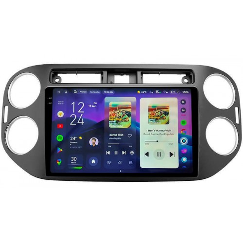 Штатна магнітола Teyes CC4 Pro 2k 8+128 Gb Volkswagen Tiguan 1 NF 2006-2017 (F1) (27mm) 9"