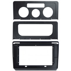 Переходная рамка под Volkswagen Caddy 2K 3 2004-2015 (2 вкладки) 10"