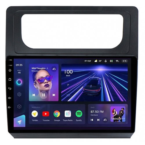 Штатна магнітола Teyes CC3 4+32 Gb Volkswagen Caddy 2K 3 2004-2015 (2 вкладки) 10"