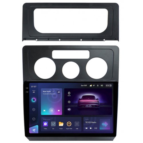 Штатна магнітола Teyes CC3 2k 4+64 Gb Volkswagen Caddy 2K 3 2004-2015 (2 вкладки) 10"