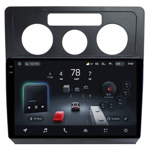 Штатна магнітола Teyes CC4 Pro 2k 12+256 Gb Volkswagen Caddy 2K 3 2004-2015 (2 вкладки) 10"