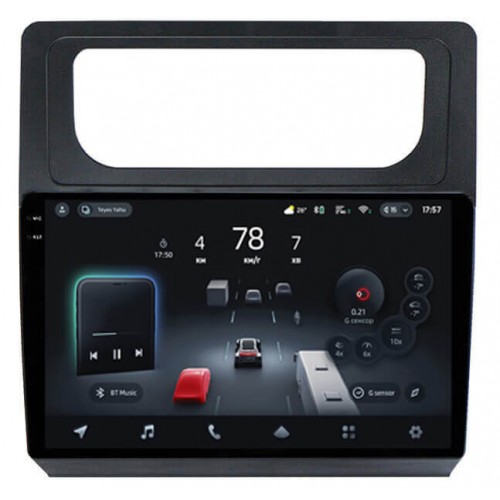 Штатна магнітола Teyes CC4 Pro 2k 12+256 Gb Volkswagen Caddy 2K 3 2004-2015 (2 вкладки) 10"