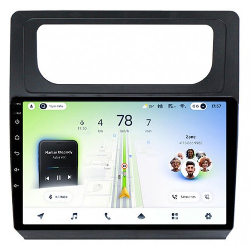 Штатна магнітола Teyes CC4L 4+64 Gb Volkswagen Caddy 2K 3 2004-2015 (2 вкладки) 10"
