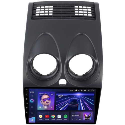 Штатная магнитола Teyes CC3L 4+32 Gb Nissan Qashqai 1 J10 2006-2013 (круглая кнопка аварийки) 9"