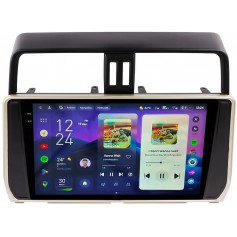 Штатна магнітола Teyes CC4 2k 8+128 Gb Toyota Land Cruiser Prado 150 2018-2020 (Gold) 10"