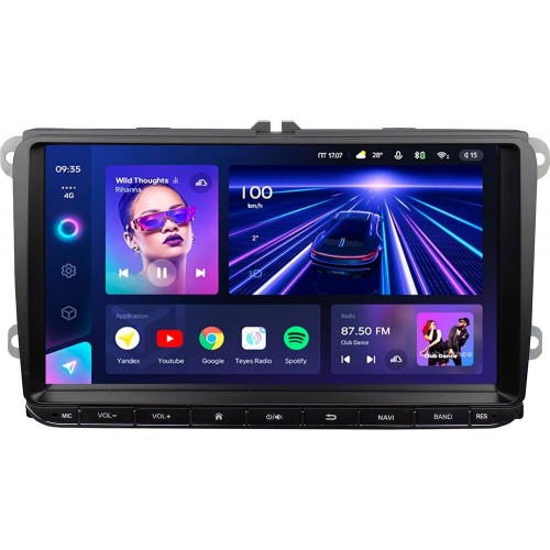 Штатна магнітола Teyes CC3L 4+64 Gb Volkswagen Universal 9" (DZ)
