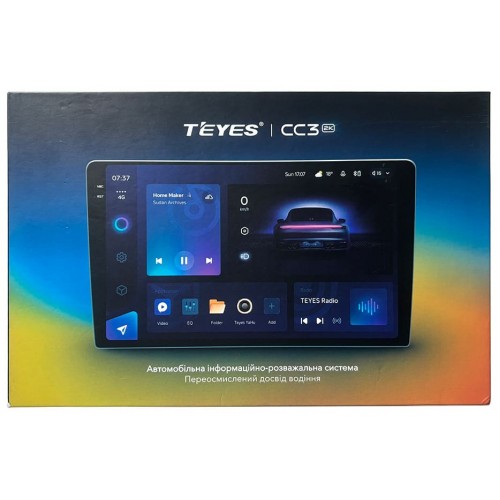 Універсальна штатна магнітола Teyes CC3 2k 6+128 Gb 360° 10" Refurbished