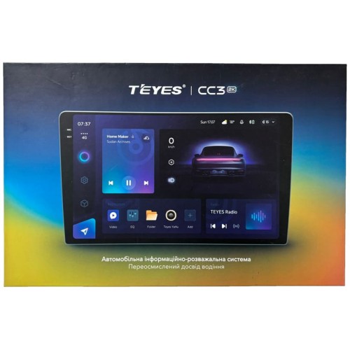 Універсальна штатна магнітола Teyes CC3 2k 6+128 Gb 9" Refurbished